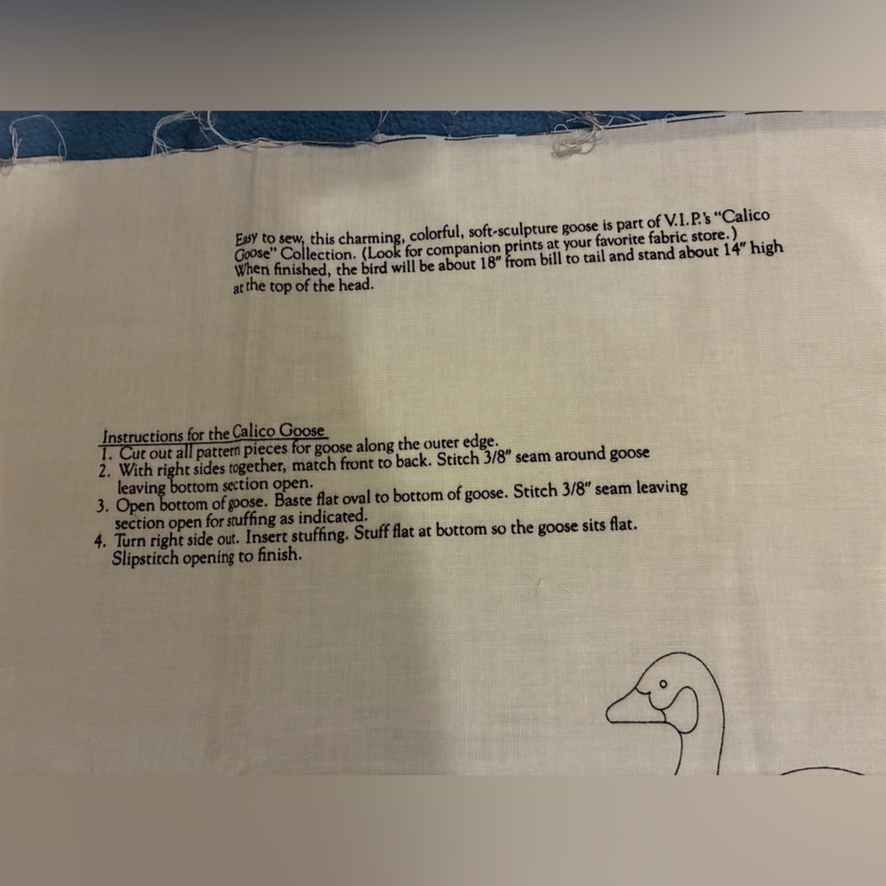 Duck Pattern Fabric Panel - Picture 3 of 3